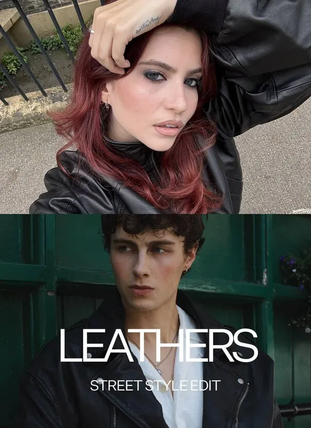 5人のクリエイターが、5種類のレザージャケットをスタイリング