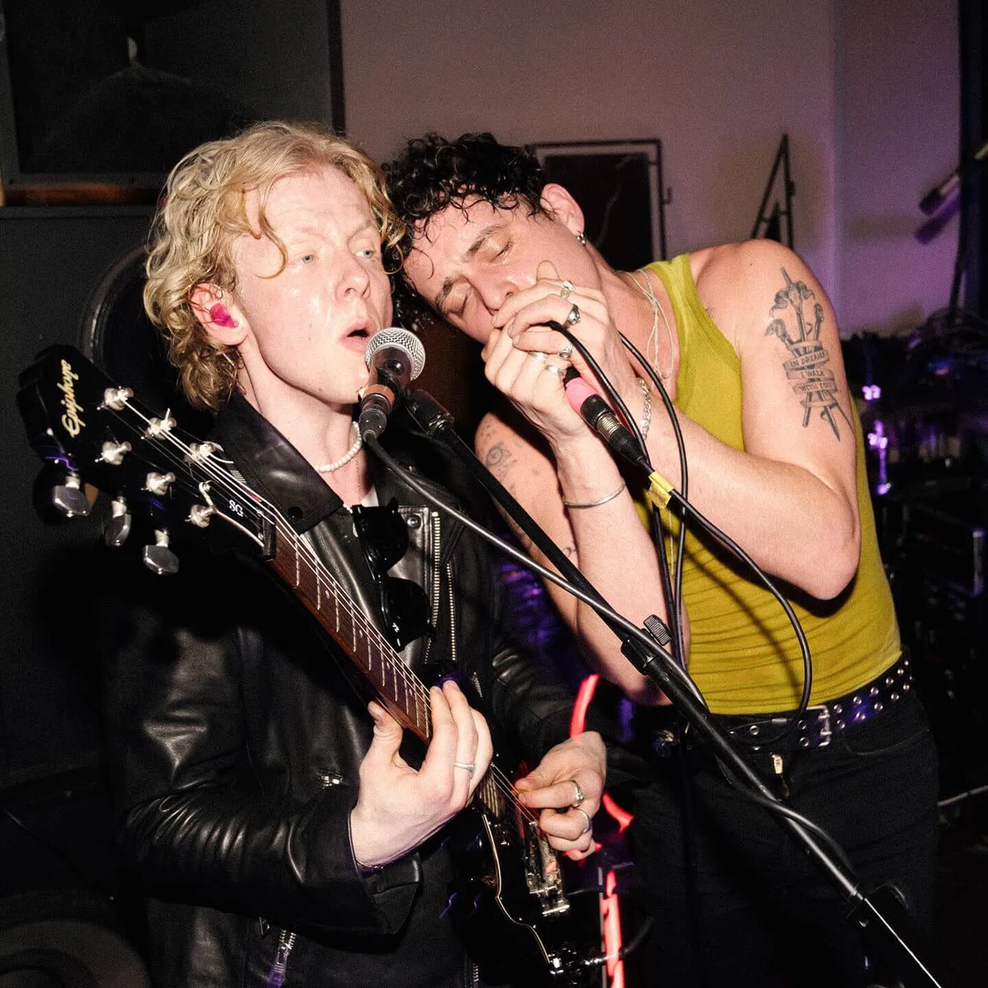 LEAP singers singing on stage