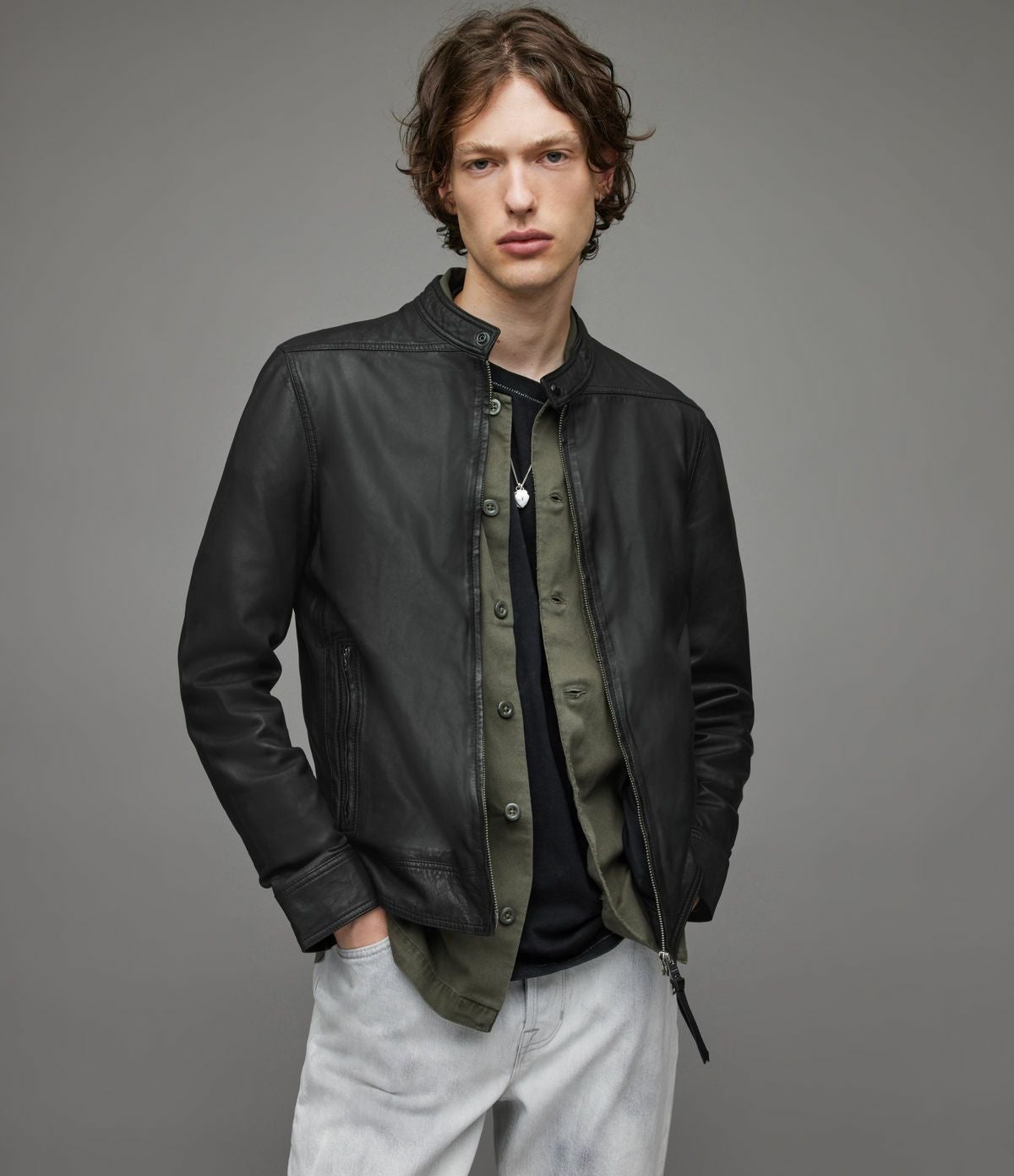 COLT LEATHER JACKET | オールセインツ 公式オンラインストア