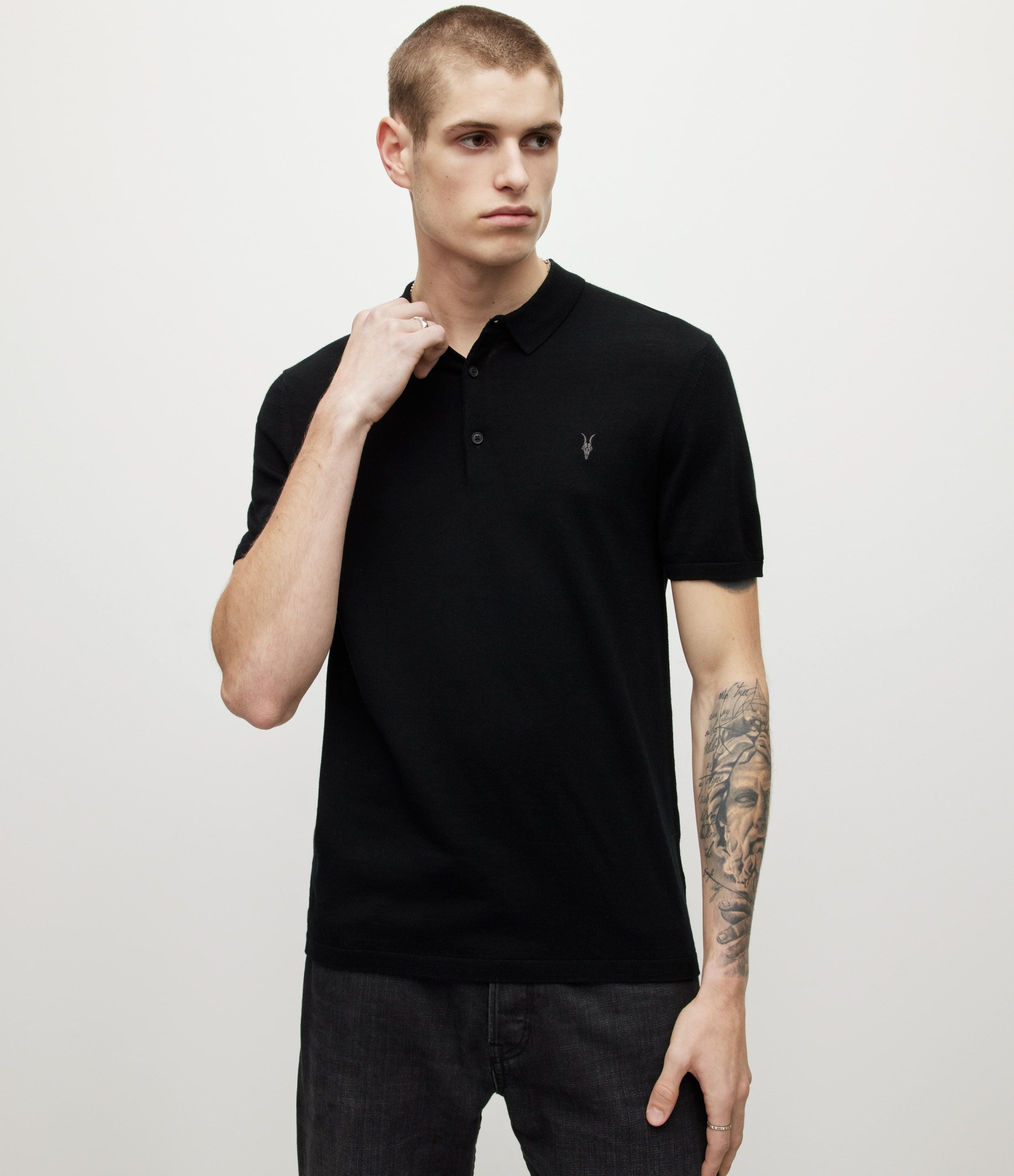 MODE MERINO SHORT SLEEVE POLO SHIRT | オールセインツ 公式