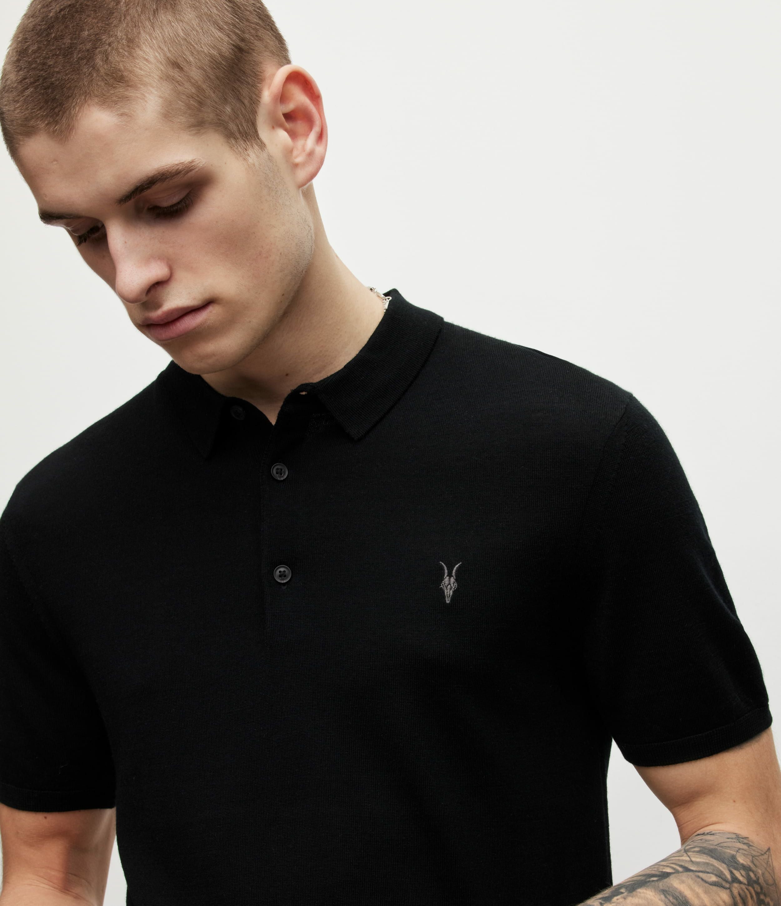 MODE MERINO SHORT SLEEVE POLO SHIRT | オールセインツ 公式
