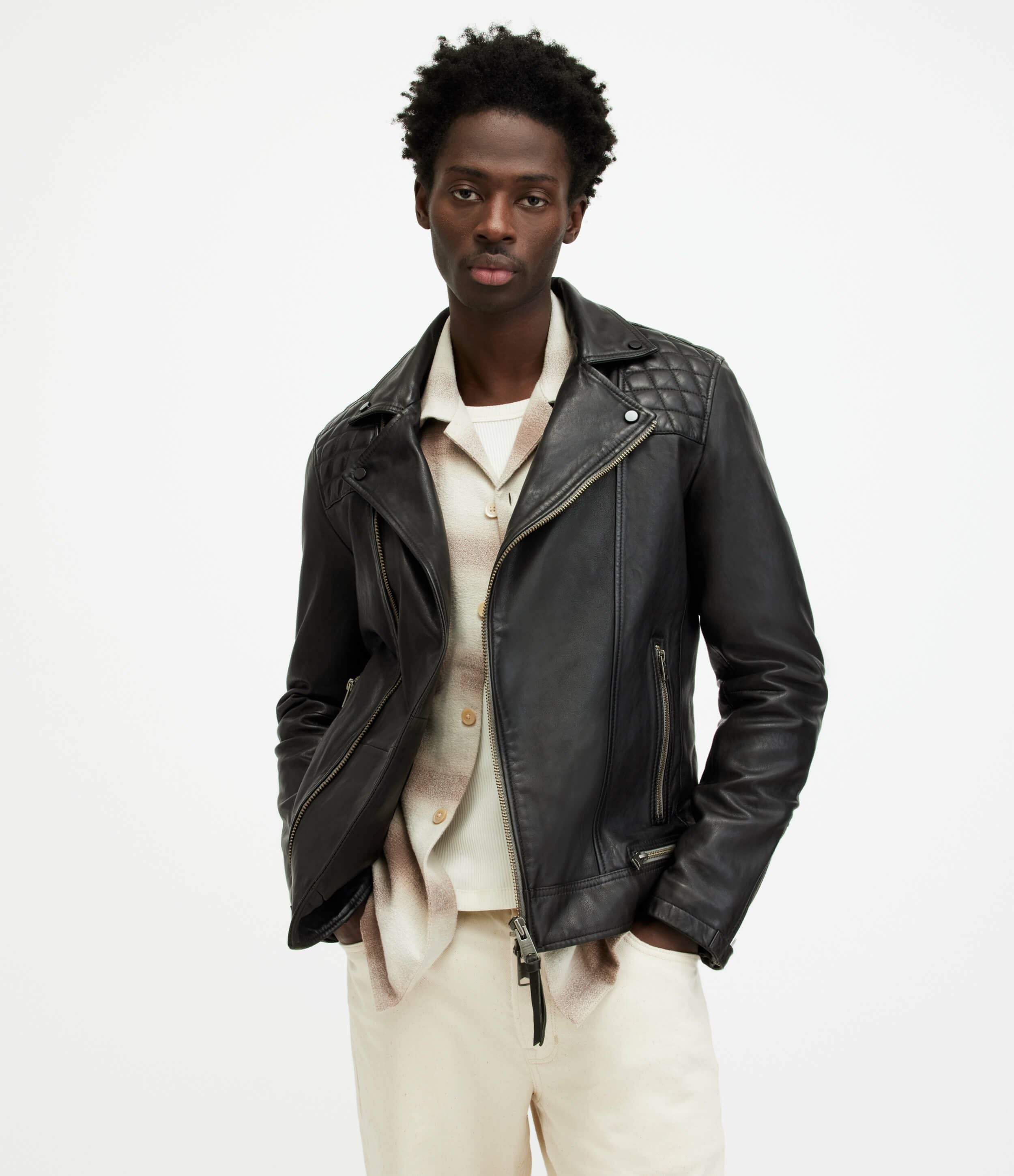 S*a様 超希少 25周年 RRL ADMIRAL LEATHER JACKET CONROY LEATHER BIKER JACKET | オールセインツ 公式オンラインストア