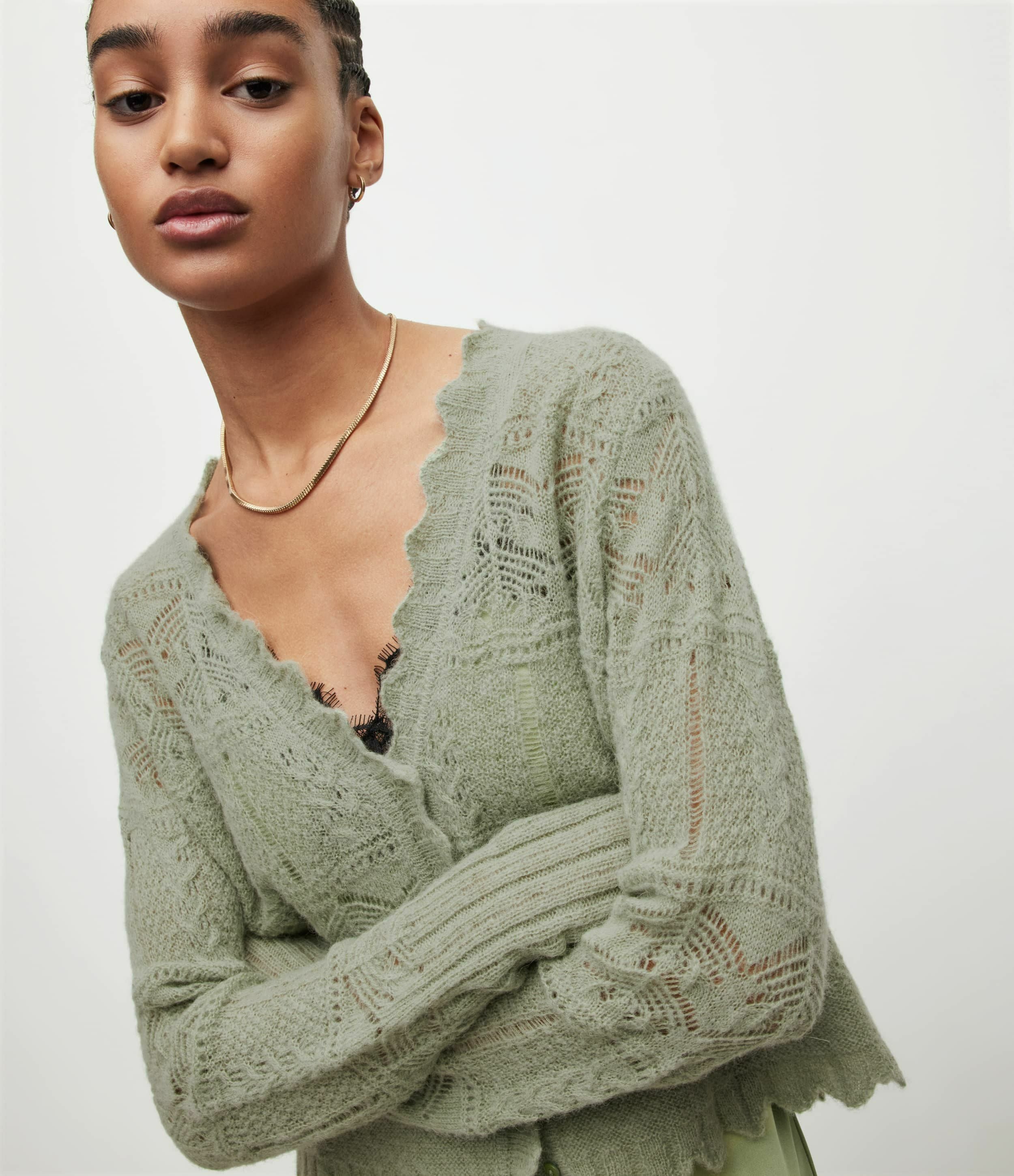 SCENTOF Lettered カーディガン VANESSA CARDIGAN | オールセインツ 公式オンラインストア