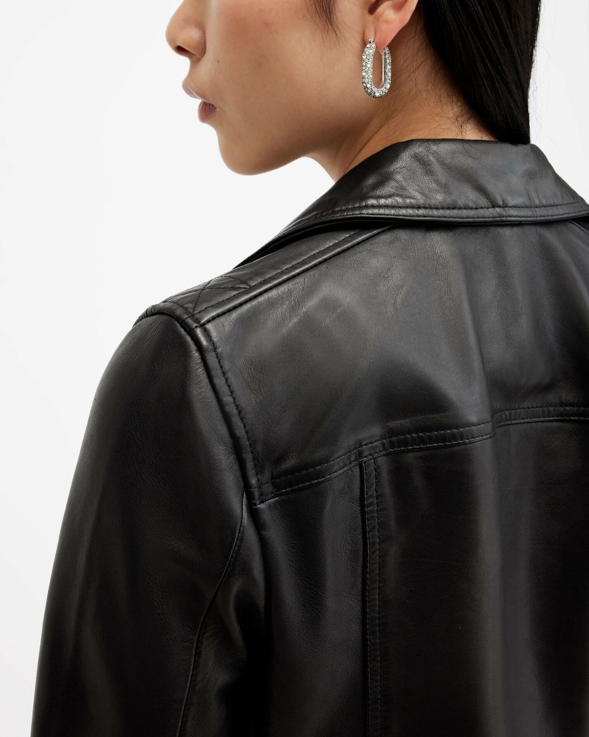 DALBY SLIM FIT LEATHER BIKER JACKET | オールセインツ 公式