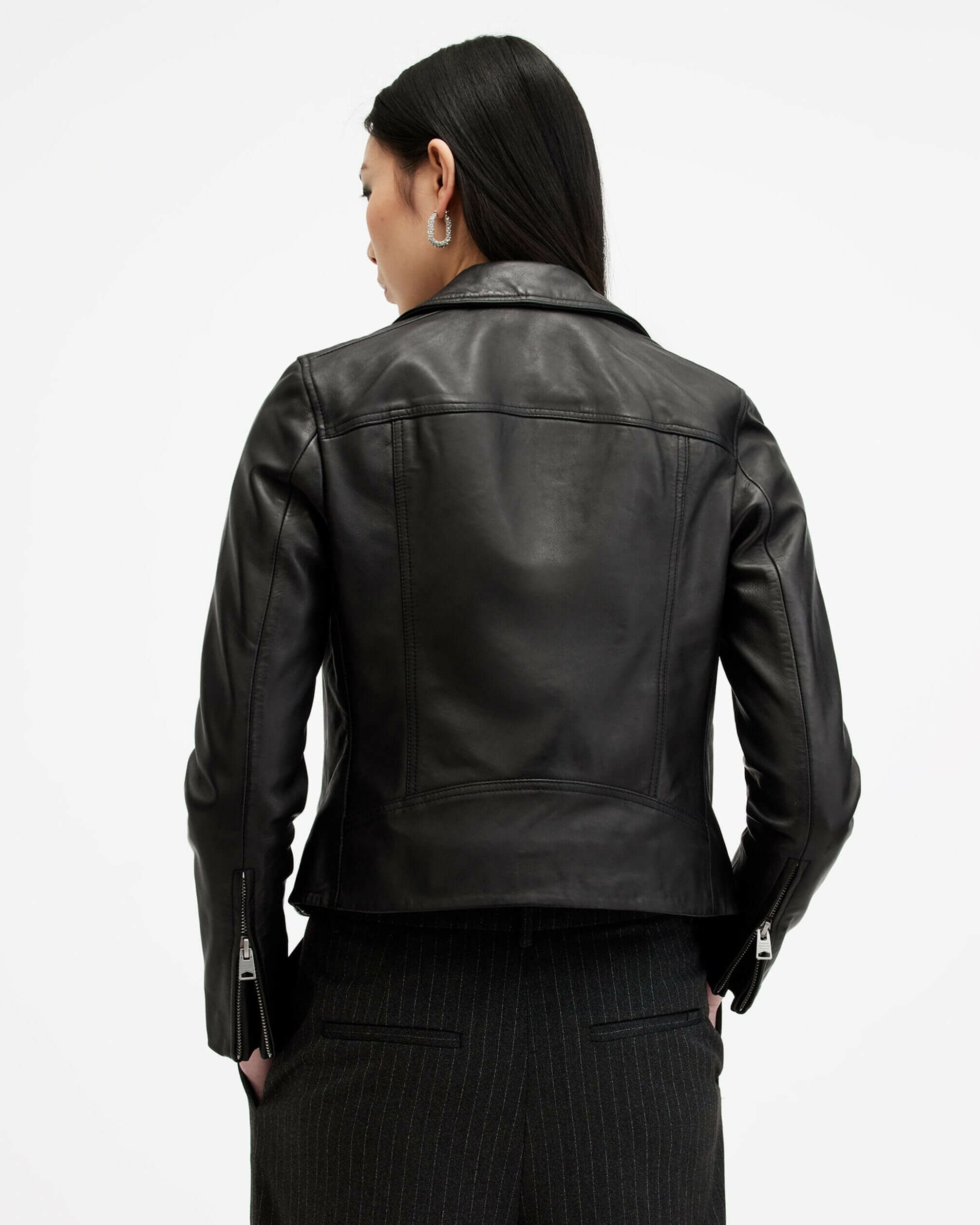 DALBY SLIM FIT LEATHER BIKER JACKET | オールセインツ 公式