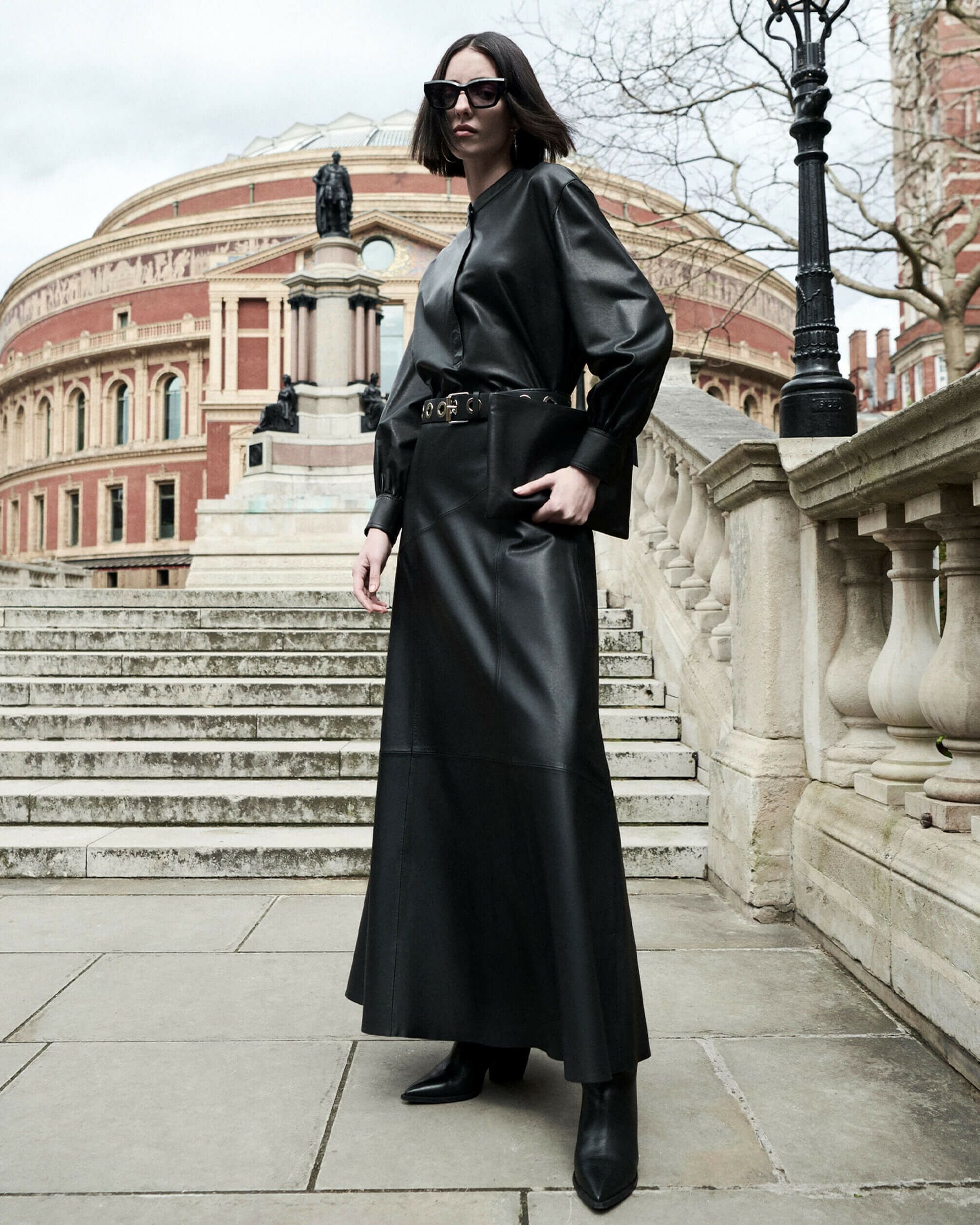 SARA LEATHER SHIRT | オールセインツ 公式オンラインストア