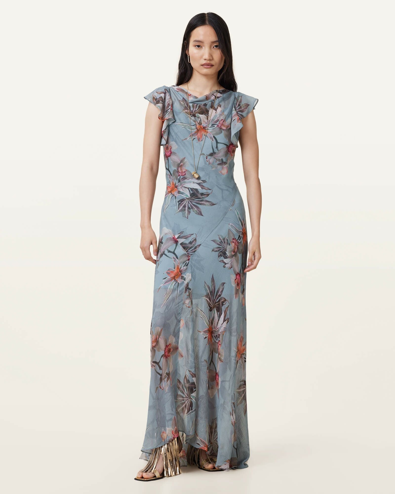 AllSaints オールセインツ FLORA DRESS FLORA DRESS | オールセインツ 公式オンラインストア