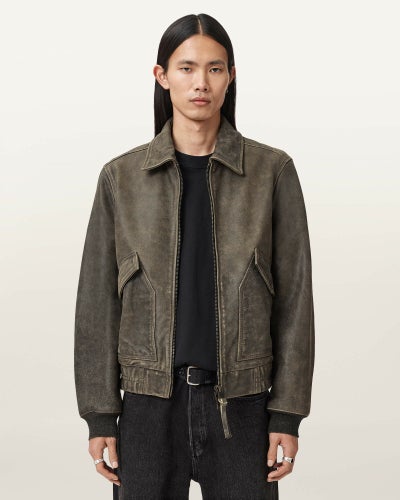 SHELTON LTHR JACKET | オールセインツ 公式オンラインストア