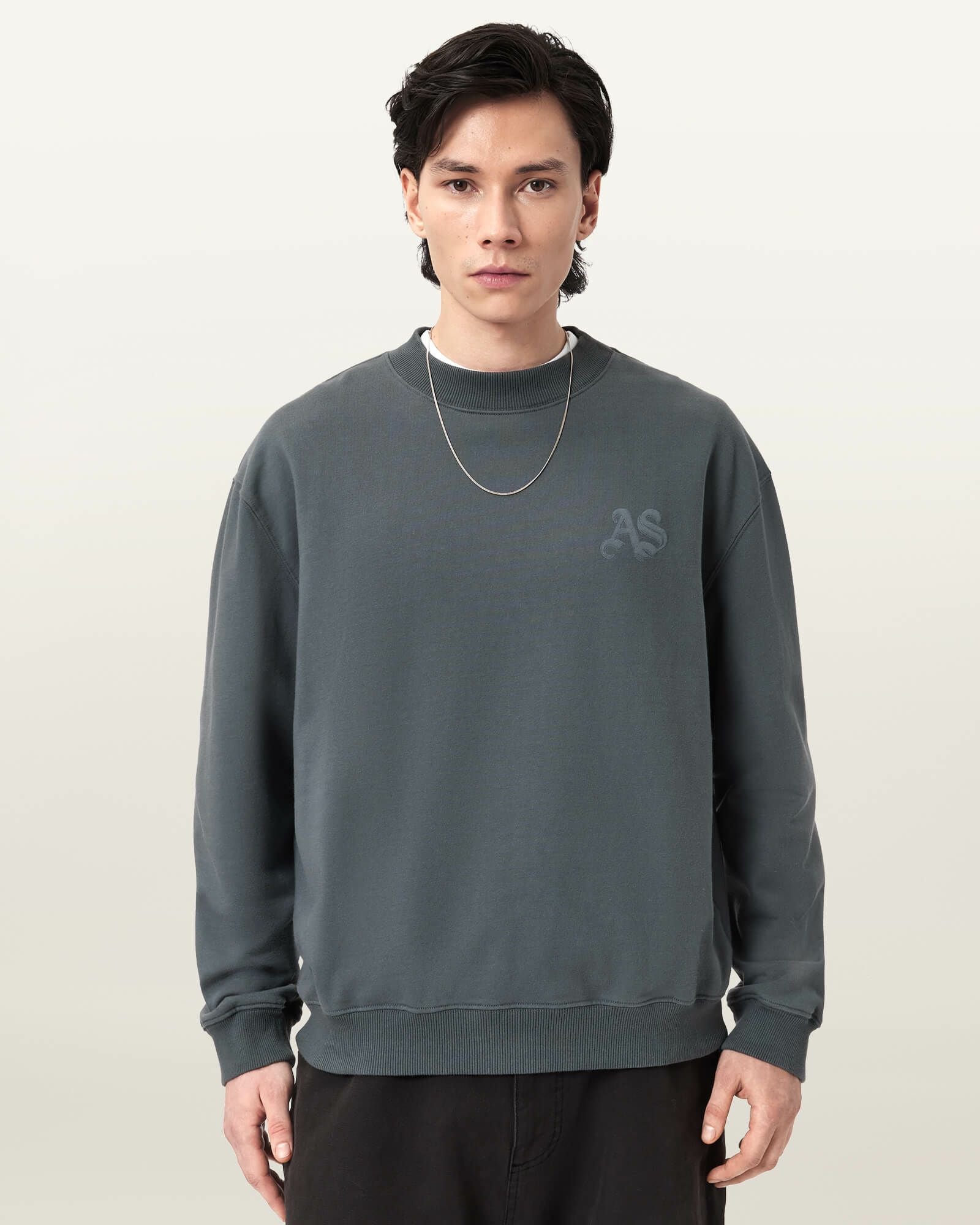 オールセインツ-ALLSAINTS-イレギュラードルマンスウェット ALLSAINTS（オールセインツ） トレーナー スウェット メンズ