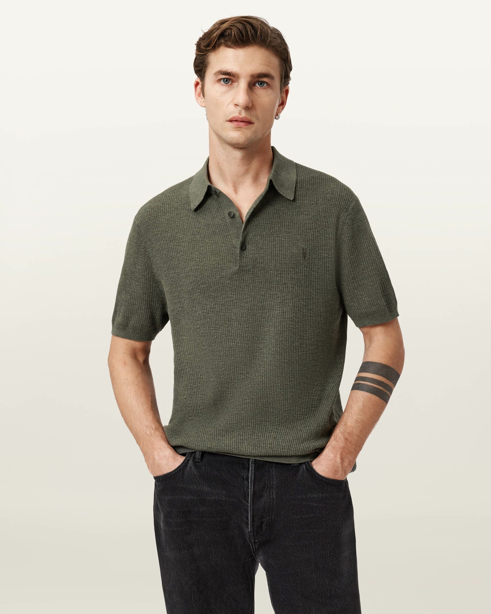 MODE MERINO SHORT SLEEVE POLO SHIRT | オールセインツ 公式