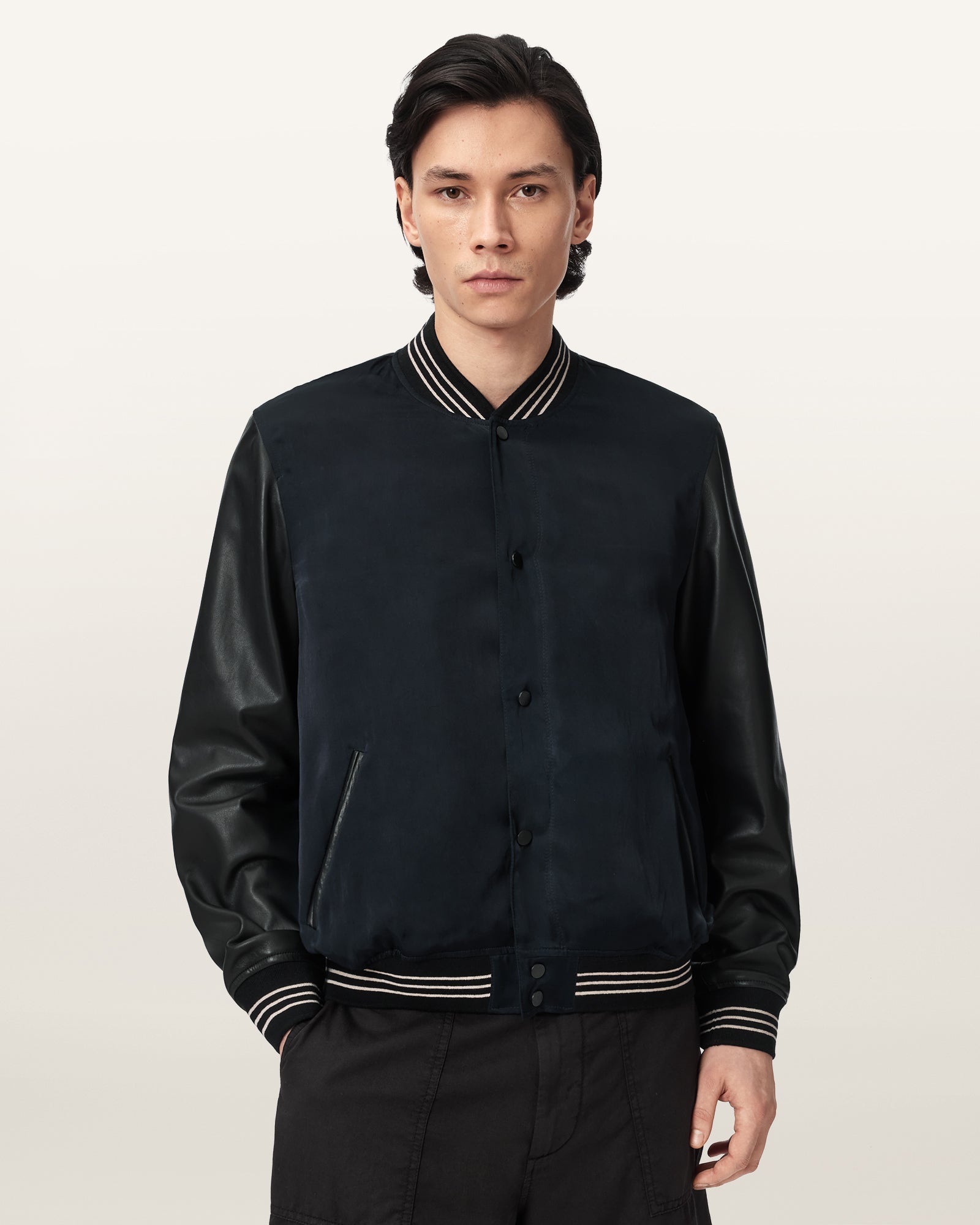 ALLSAINTS スエードボンバージャケット S ALLSAINTS（オールセインツ） ma1 ma-1 ORTEN SUEDE BOMBER JACKET
