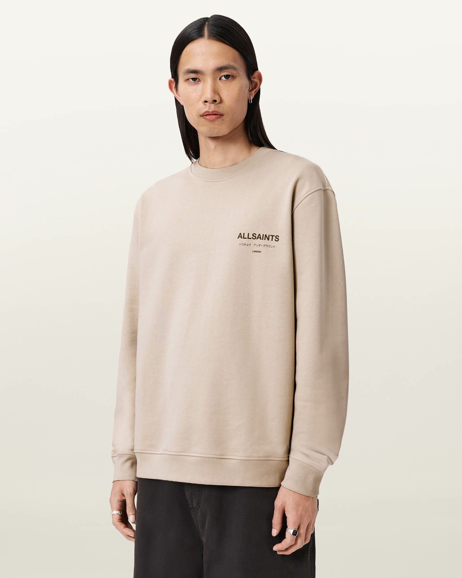 オールセインツ-ALLSAINTS-イレギュラードルマンスウェット ALLSAINTS（オールセインツ） トレーナー スウェット メンズ