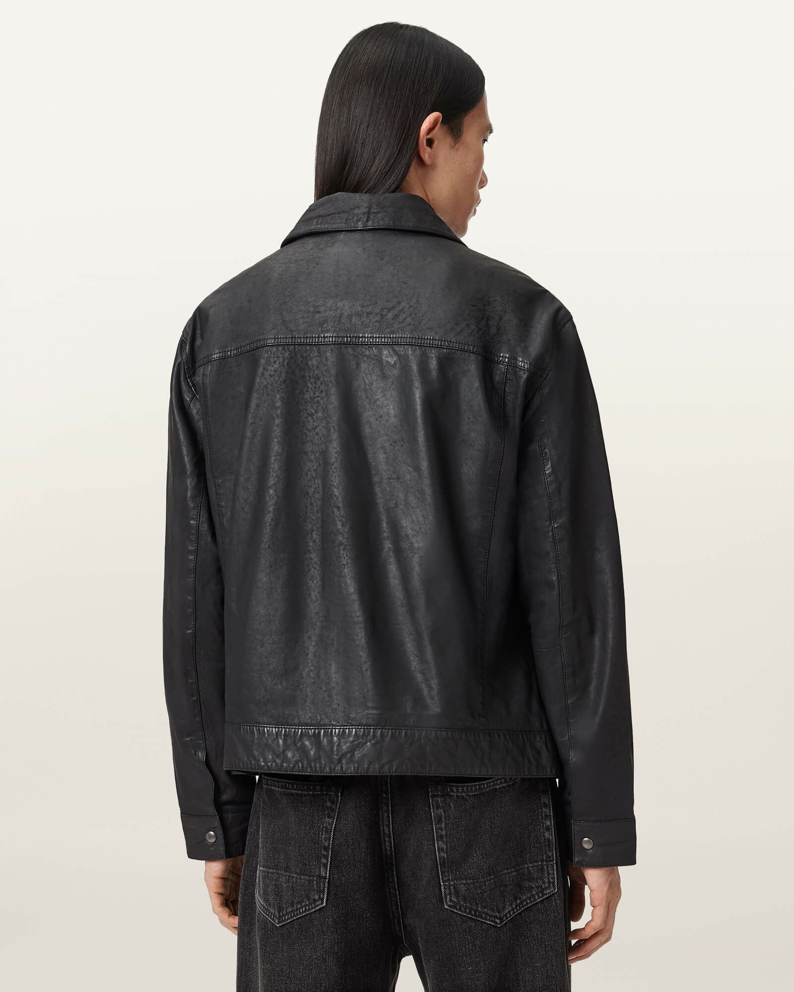 SHELTON LTHR JACKET | オールセインツ 公式オンラインストア