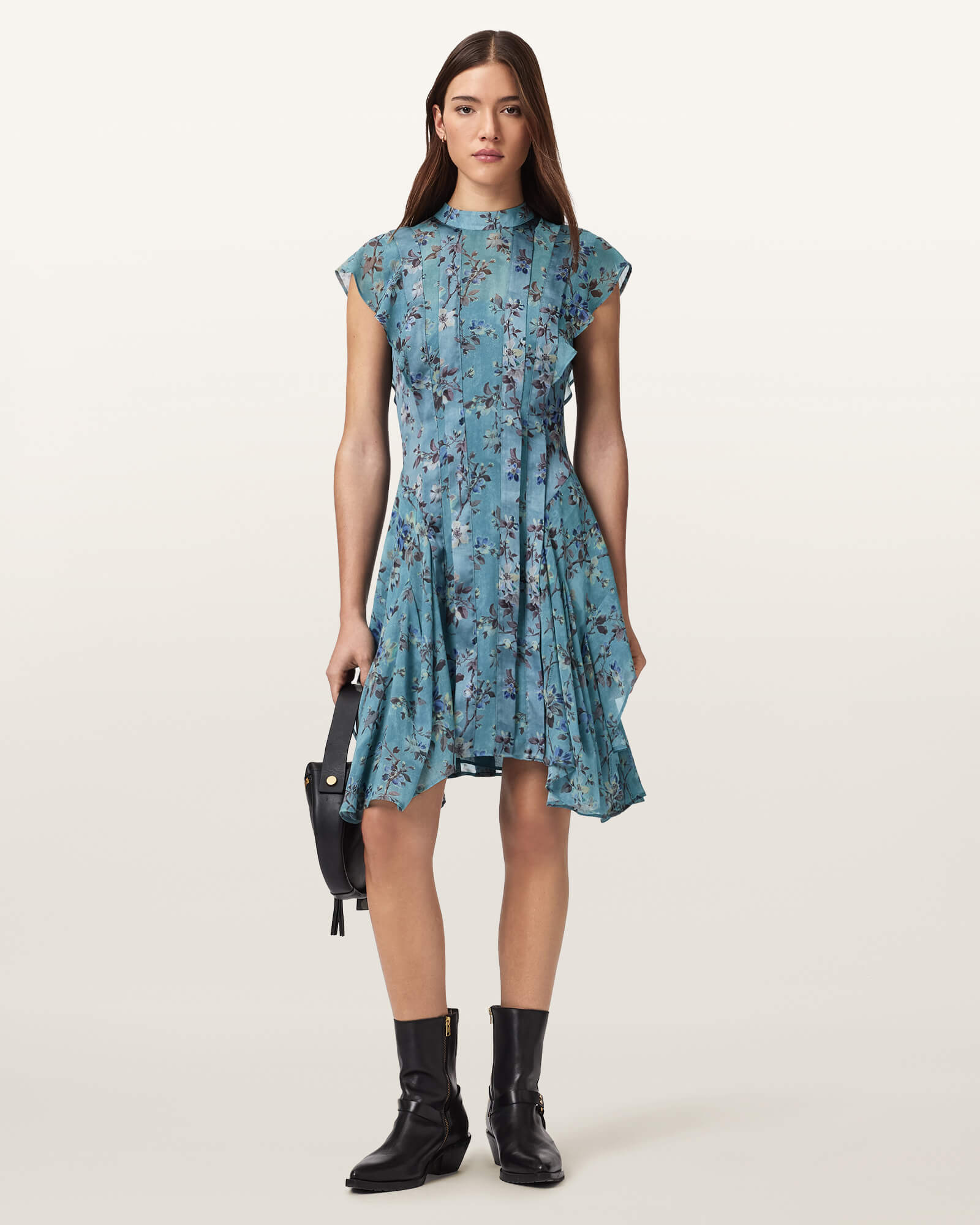 美品　オールセインツ　Fleur Dress　US2サイズ　グリーン FLEUR DRESS | オールセインツ 公式オンラインストア