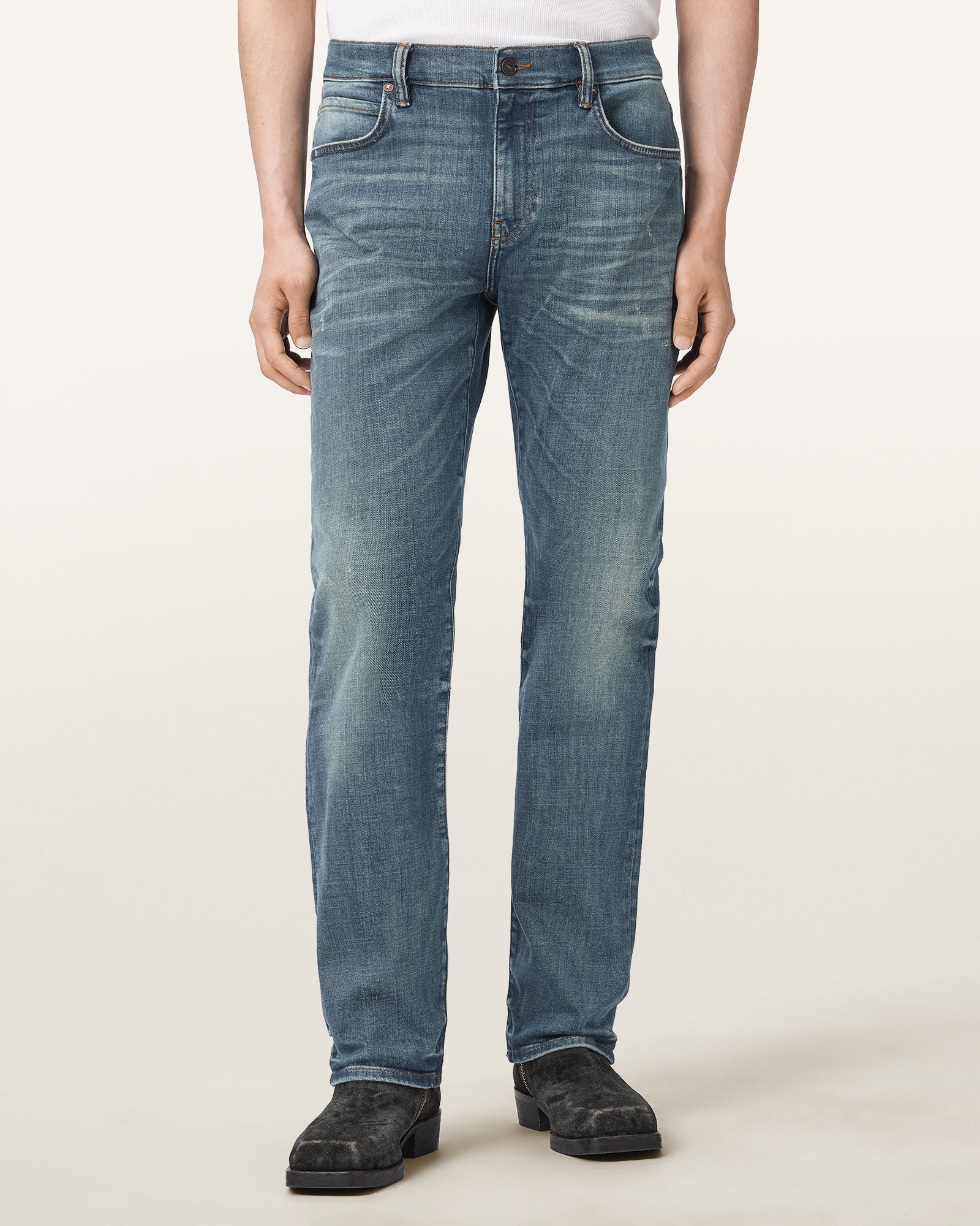 新品 DENIM & SUPPLY スリムフィットデニム W32×L32 Denim & Supply Ralph Lauren Dropped Skinny Slim Fit Blue Denim